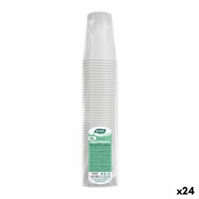 Conjunto de copos reutilizáveis Algon Branco 24 Unidades 250 ml (50 Peças) de Algon, Copos - Ref: S2229497, Preço: 30,77 €, D...