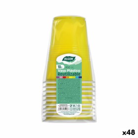 Set de vasos reutilizables Algon Amarillo 48 Unidades 450 ml (10 Piezas) de Algon, Vasos - Ref: S2229506, Precio: 28,64 €, De...