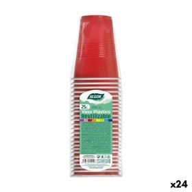 Conjunto de copos reutilizáveis Algon Vermelho 24 Unidades 250 ml (25 Peças) de Algon, Copos - Ref: S2229509, Preço: 29,97 €,...