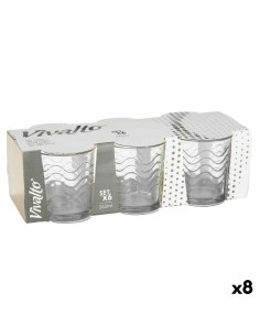 Vaso Graphica Verde Vidrio 395 ml (6 Unidades) | Tienda24 Tienda24.eu