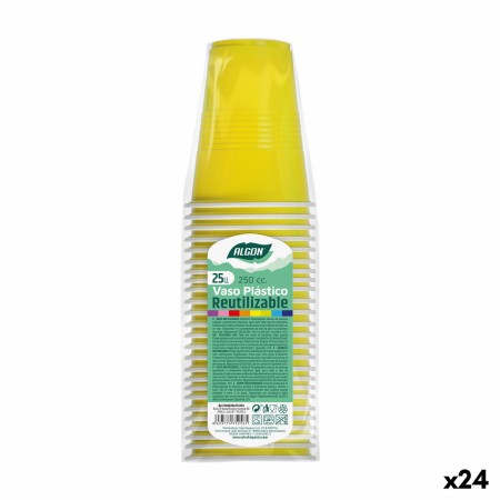 Set di bicchieri riutilizzabili Algon Giallo 24 Unità 250 ml (25 Pezzi) di Algon, Tumbler - Rif: S2229514, Prezzo: 29,97 €, S...