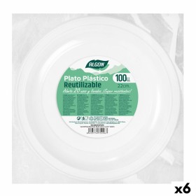 Plate set Algon Disposable White Cardboard 18 cm (10 Units) | Tienda24 - Global Online Shop Tienda24.eu