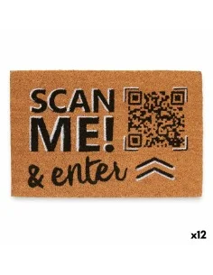 Zerbino Scan Me! Naturale 60 x 1 x 40 cm (12 Unità) da Gift Decor, Zerbini - Ref: S3630626, Precio: 51,09 €, Descuento: %