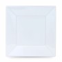 Set de platos reutilizables Algon Cuadrado Blanco Plástico 23 x 23 x 2 cm (24 Unidades) de Algon, Platos - Ref: S2229544, Pre...