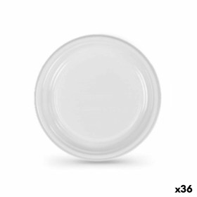 Set de platos reutilizables Algon Blanco 20,5 x 20,5 x 2 cm (36 Unidades) de Algon, Platos - Ref: S2229566, Precio: 16,48 €, ...