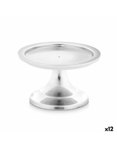 Lanterne à LED Gris Doré verre 10,7 x 18 x 10,7 cm (6 Unités) | Tienda24 Tienda24.eu