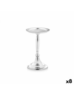 Candelabro Argentato Alluminio 10 x 17 x 8,5 cm (8 Unità) da Gift Decor, Candelieri e portacandele - Ref: S3630685, Precio: 4...