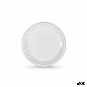 Set of reusable plates Algon White Plastic (6 Units) by Algon, Turntables - Ref: S2229583, Price: 28,29 €, Discount: %