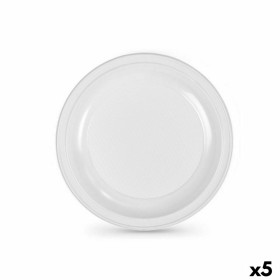 Set of reusable plates Algon White Plastic 25 x 25 x 1,5 cm (36 Units) by Algon, Turntables - Ref: S2229590, Price: 21,37 €, ...