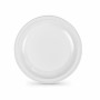 Set de platos reutilizables Algon Blanco Plástico 25 x 25 x 1,5 cm (12 Unidades) de Algon, Platos - Ref: S2229591, Precio: 30...