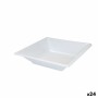 Set di piatti riutilizzabili Algon Bianco Plastica (24 Unità) | Tienda24 - Global Online Shop Tienda24.eu