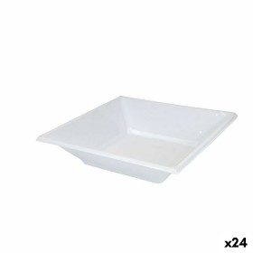 Set of reusable plates Algon White Plastic (24 Units) by Algon, Turntables - Ref: S2229598, Price: 22,17 €, Discount: %