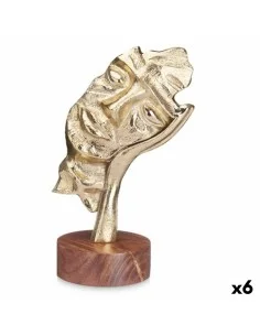 Decorative Figure Alexandra House Living White Golden Ceramic Elephant 17 x 8 x 13 cm | Tienda24 Tienda24.eu