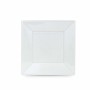 Set of reusable plates Algon White Plastic 23 x 23 x 2 cm (24 Units) by Algon, Turntables - Ref: S2229600, Price: 27,78 €, Di...