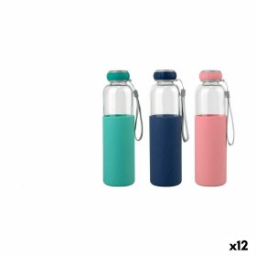 Bouteille Thermique Bewinner verre Silicone 600 ml 7,2 x 7,2 x 25 cm (12 Unités) de Bewinner, Gourdes - Réf : S2229723, Prix ...