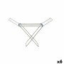 Folding clothes line Confortime Aluminium 132 X 55 X 4 CM (6 Units) by Confortime, Indoor Airers - Ref: S2229729, Price: 109,...