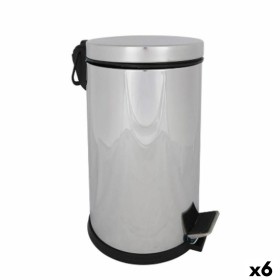 Waste bin Confortime Silver 8 L (6 Units) by Confortime, Bathroom Bins - Ref: S2229738, Price: 65,51 €, Discount: %