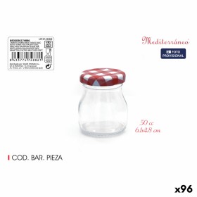 Tin Mediterraneo Glass 50 ml (96 Units) by Mediterraneo, Food storage - Ref: S2229790, Price: 26,75 €, Discount: %