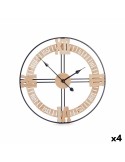 Orologio da Parete Nero Metallo Legno MDF 60 x 60 x 5 cm (4 Unità) da Gift Decor, Orologi da parete - Ref: S3631078, Precio: ...