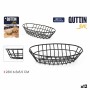 Breadbasket Quttin Metal Oval 23 x 16,5 x 5,5 cm (12 Units) | Tienda24 - Global Online Shop Tienda24.eu