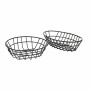 Breadbasket Quttin Metal Oval 23 x 16,5 x 5,5 cm (12 Units) | Tienda24 - Global Online Shop Tienda24.eu