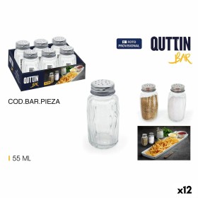 Spice Rack Quttin Bar 55 ml 4 x 4 x 8 cm (6 Pieces) (12 Units) by Quttin, Dispensers for dressings and spices - Ref: S2229910...