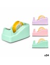 Sellotape Dispenser Green Purple Pink (24 Units) | Tienda24 Tienda24.eu