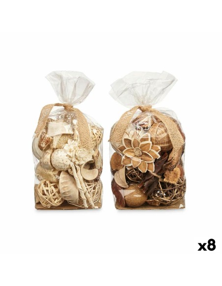 Potpourri decorativo Bianco Marrone 19 x 40 x 14 cm (8 Unità) da Gift Decor, Soprammobili - Ref: S3631316, Precio: 46,92 €, D...