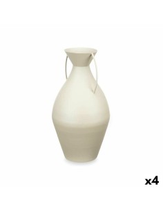 Vase Home ESPRIT Noir Doré Métal Arabe 16 x 16 x 91 cm | Tienda24 Tienda24.eu