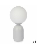 Desk lamp Ball 40 W White Grey Ceramic 15 x 28,5 x 15 cm (4 Units) | Tienda24 Tienda24.eu