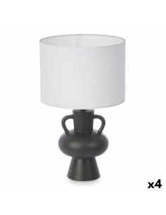 Lampe de bureau DKD Home Decor Marron Polyester Blanc Bambou (36 x 36 x 48 cm) | Tienda24 Tienda24.eu