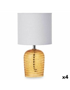 Desk lamp Home ESPRIT White Golden Resin 220 V 32 x 13 x 52 cm | Tienda24 Tienda24.eu