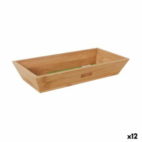 Bowl Quttin Brown Bamboo 29,3 x 14 x 5 cm (12 Units) by Quttin, Bowls and large cups - Ref: S2230192, Price: 48,23 €, Discoun...