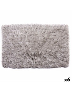 Tappeto Grigio Cotone Poliestere 50 x 2 x 80 cm (6 Unità) da Gift Decor, Tappeti - Ref: S3631542, Precio: 42,42 €, Descuento: %