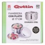 Round Lunch Box with Lid Quttin Stainless steel Steel 17 cm (12 Units) (Ø 17 cm) by Quttin, Food storage - Ref: S2230224, Pri...