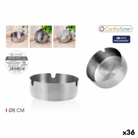 Ashtray Confortime Steel 8 x 3 cm (36 Units) by Confortime, Portable Ashtrays - Ref: S2230279, Price: 30,54 €, Discount: %