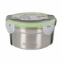 Fiambrera Hermética Quttin Redonda 300 ml Acero Inoxidable (12 Unidades) de Quttin, Almacenamiento de alimentos - Ref: S22303...