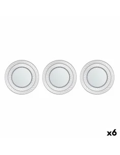 Set di Specchi Rotondo Argentato polipropilene 78 x 26 x 2,5 cm (6 Unità) da Gift Decor, Specchi da parete - Ref: S3631650, P...