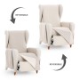 Funda para sillón Eysa SILVER Marrón claro 100 x 110 x 55 cm Reversible de Eysa, Sillones - Ref: D1605185, Precio: 19,36 €, D...