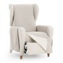 Funda para sillón Eysa SILVER Marrón claro 100 x 110 x 55 cm Reversible de Eysa, Sillones - Ref: D1605185, Precio: 19,36 €, D...