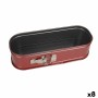 Molde Desmontável Quttin 31 x 12 x 8 cm Retangular (8 Unidades) de Quttin, Formas para tartes e biscoitos - Ref: S2230345, Pr...