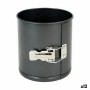 Molde Desmontable Quttin Acero al carbono Negro 14 x 12 cm (12 Unidades) de Quttin, Moldes para tartas y bizcochos - Ref: S22...