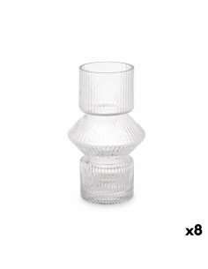 Vase DKD Home Decor 20 x 12 x 58 cm Weiß Harz Moderne | Tienda24 Tienda24.eu