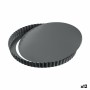 Molde Desmontable Quttin Negro Acero al carbono 32 x 2,8 cm (12 Unidades) de Quttin, Moldes para tartas y bizcochos - Ref: S2...