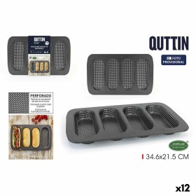 Moule façonné Quttin Baguette 0,5 mm 34,6 x 21,5 x 3 cm (12 Unités) de Quttin, Moules à pain - Réf : S2230397, Prix : 75,15 €...