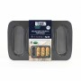 Molde com forma Quttin Baguette 0,5 mm 34,6 x 21,5 x 3 cm (12 Unidades) de Quttin, Formas para pão e plumcake - Ref: S2230397...