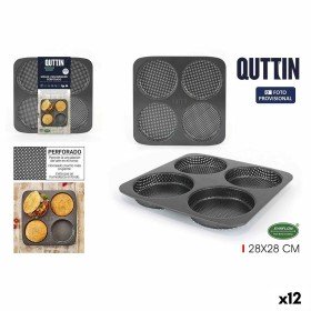 Shaped mould Quttin Burguer 28 x 28 x 2,5 cm (12 Units) by Quttin, Bread & Loaf Tins - Ref: S2230398, Price: 69,94 €, Discoun...