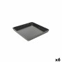 Molde Desmontable Quttin Rectangular 23 x 23 x 3 cm (6 Unidades) de Quttin, Moldes para tartas y bizcochos - Ref: S2230419, P...