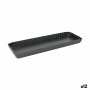 Molde Desmontable Quttin Negro Acero al carbono 35 x 11 x 2,6 cm (12 Unidades) de Quttin, Moldes para tartas y bizcochos - Re...