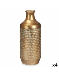 Vaso Romimex Turquesa Terracota 17 x 30 x 13 cm Com pega | Tienda24 Tienda24.eu